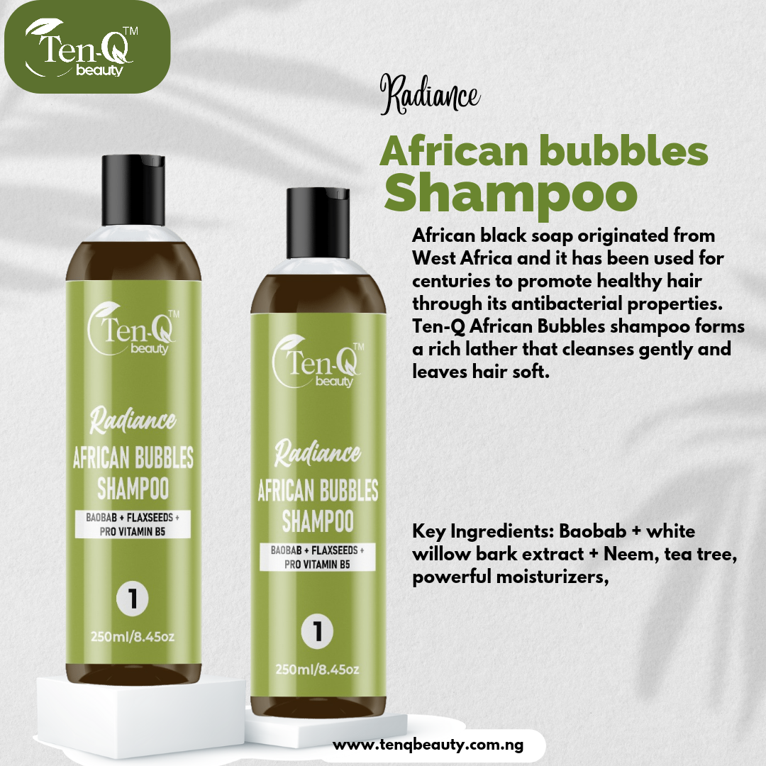 African Bubbles Shampoo ***PLEASE SELECT THE CORRECT SIZE***